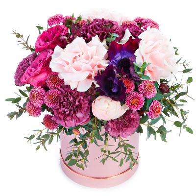 Цветы в коробке «Любовь к натуре»